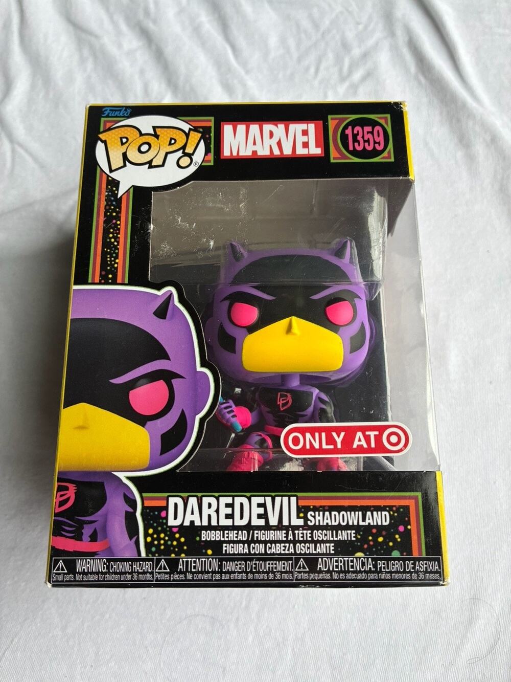 Funko Pop Marvel Daredevil #1359 Shadowland Target Exclusive Neon - New Sealed